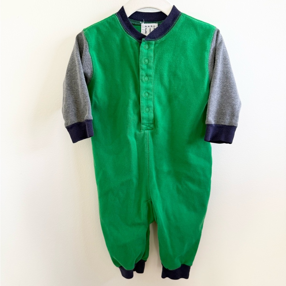Vintage 90s GAP Baby Jumpsuit Color Block 6-12 months